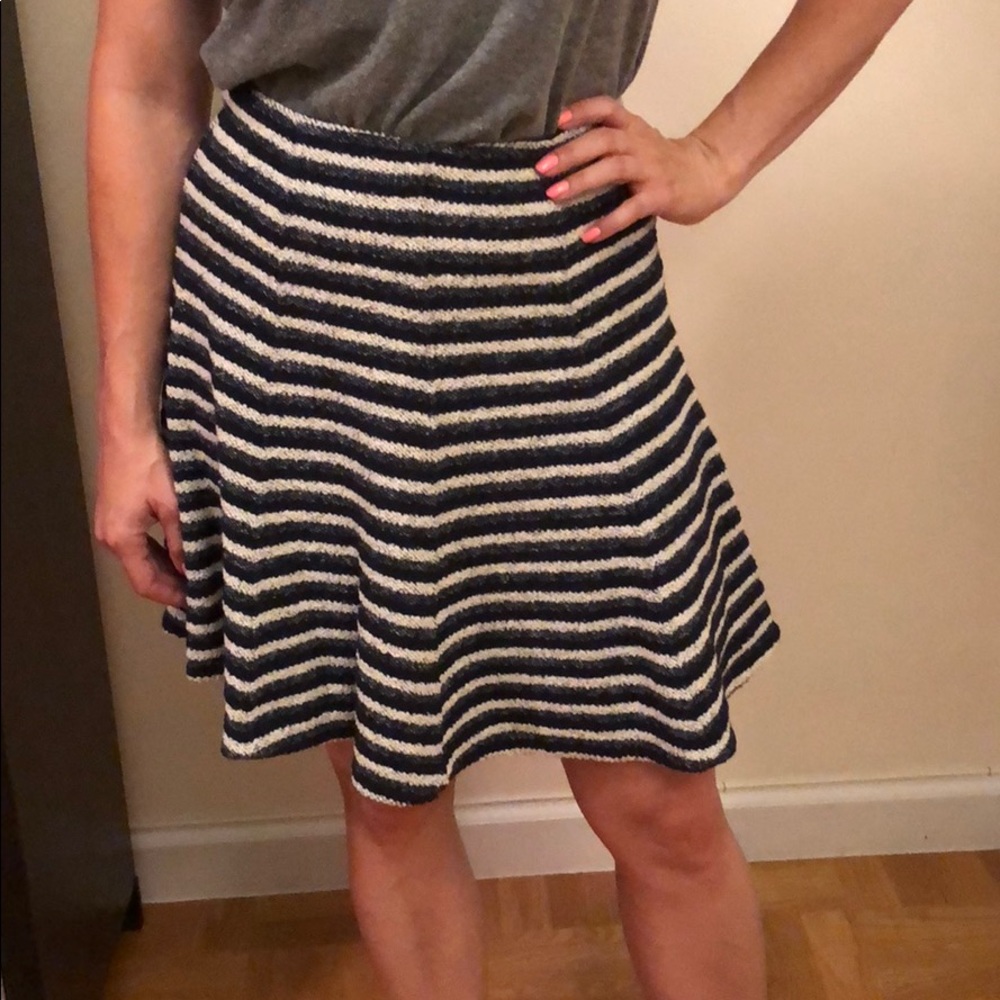 Theory Striped Skirt!